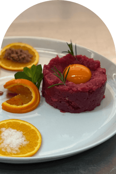 Wine pouring over a dinner table